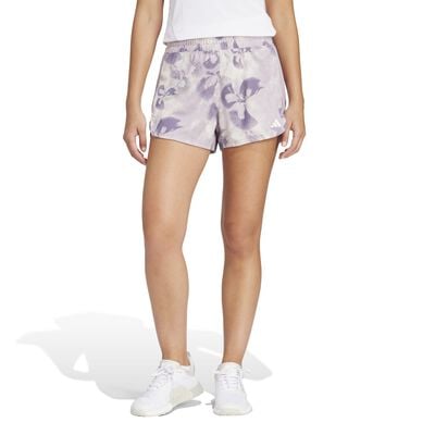 adidas Women's Flower Tie-Dye Knit Shorts