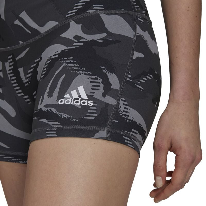 adidas Women's 4-Inch Camo Short Tights image number 5