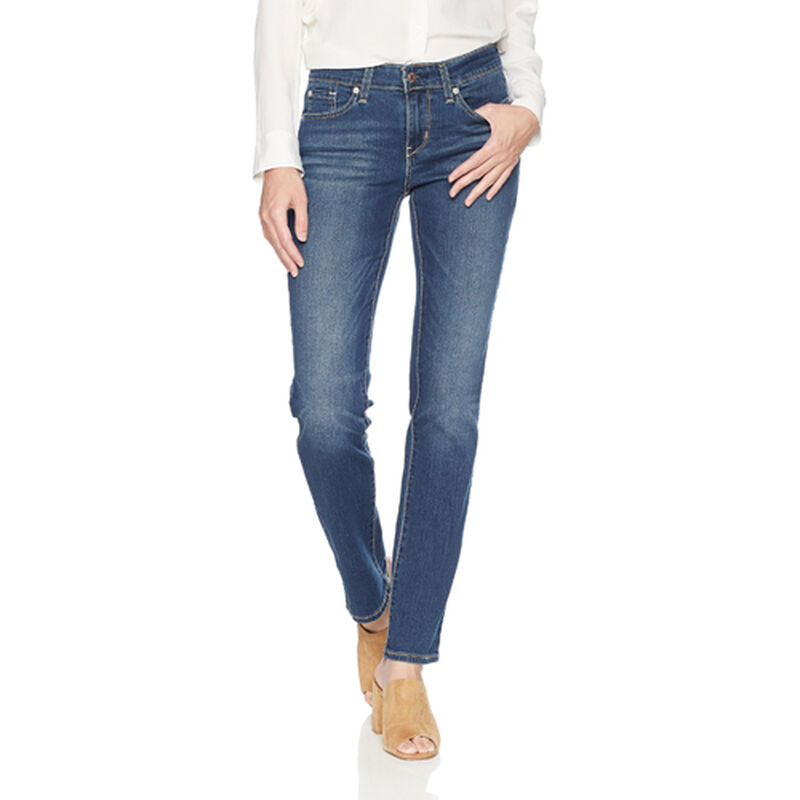 Signature by Levi Strauss & Co. Gold Label Women's Mid Rise Straight Jeans image number 0