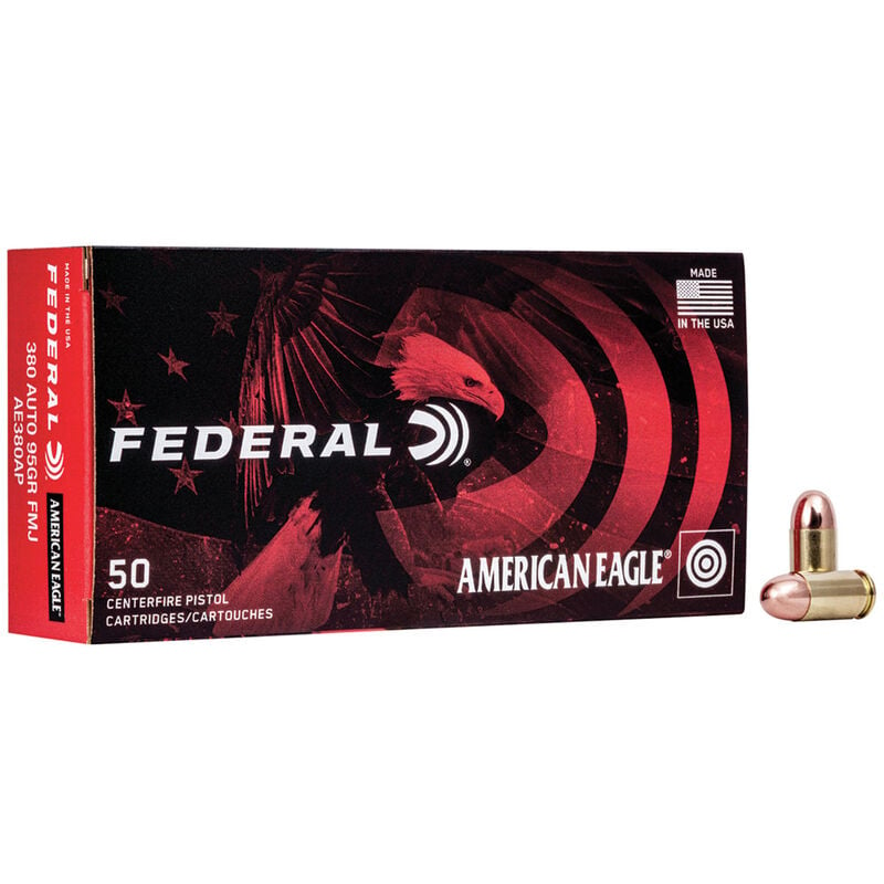 Federal American Eagle Handgun 380 Auto 95 Grain image number 0