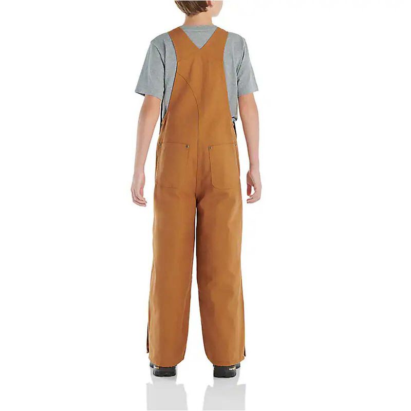 Carhartt Boys' Youth Loose Fit Duck Bib Overall image number 1