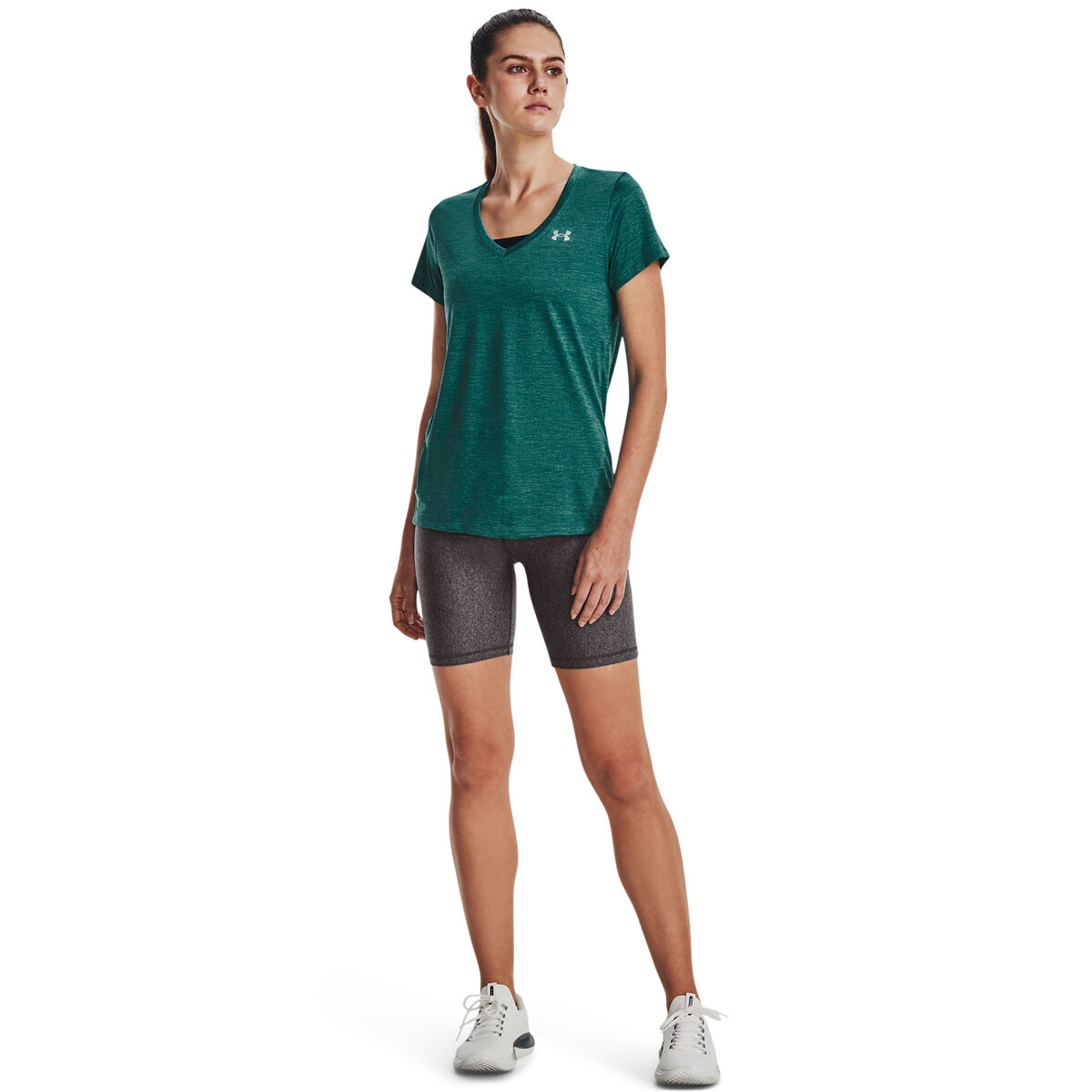 Under Armour Women s Tech Short Sleeve V Neck Tee Twist