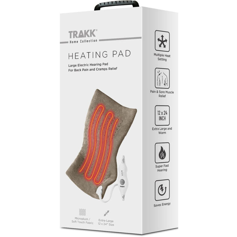 Trakk Electric Heating Pad- Large Pad for Back Pain   Cramps image number 5