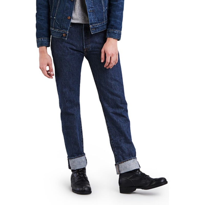 Levi's Men's Dark Stonewash Original Fit Jeans, , large image number 0