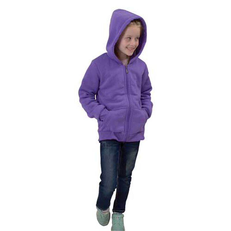 Seven Apparel Girls' Sherpa Hooded Jacket image number 2