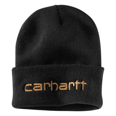 Carhartt Men's Knit Insulated Logo Graphic Cuffed Beanie