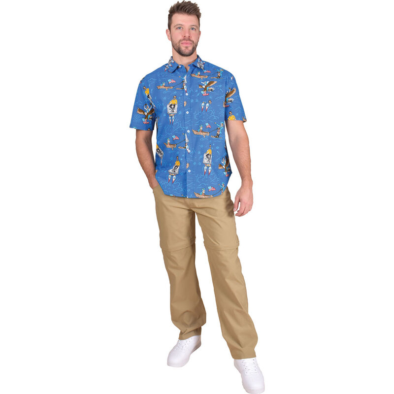 Staghorn Outfit Men's Short Sleeve Print Woven image number 1