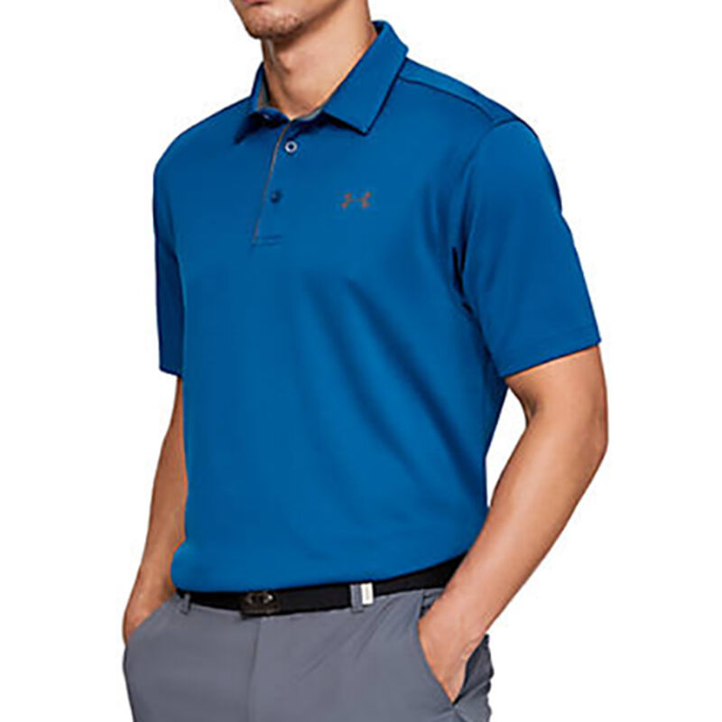 Men's Tech Polo Shirt, Blue, large image number 0