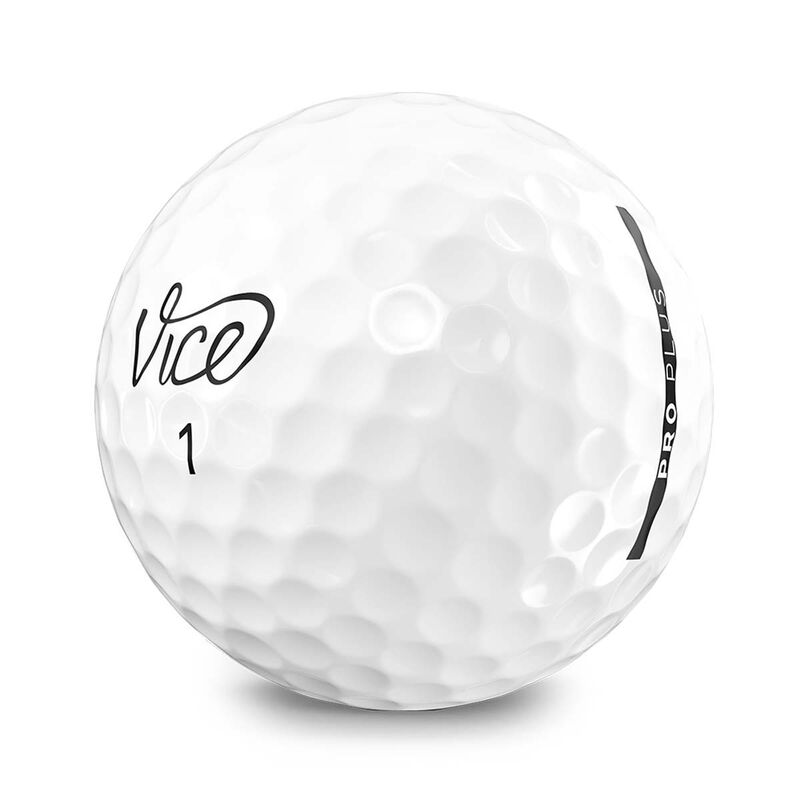 Vice Golf Pro Plus Vice White 12 Pack Golf Balls image number 2
