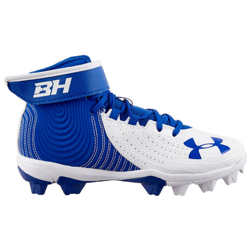 Under Armour Youth Harper 4 Mid Rubber Molded Baseball Cleats image number 0