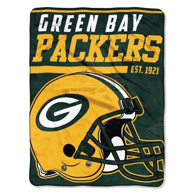 Northwest Co Green Bay Packers Micro Raschel Throw Blanket