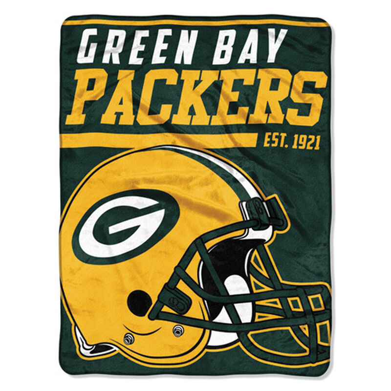 Northwest Co Green Bay Packers Micro Raschel Throw Blanket image number 0