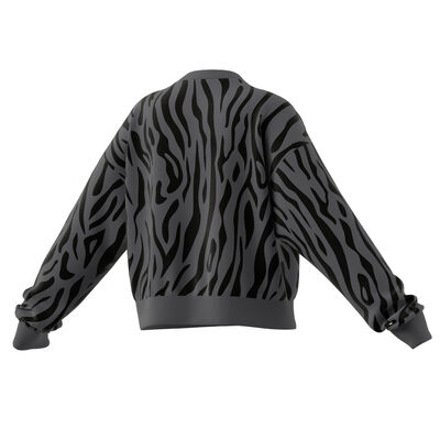 adidas Women's Tiger-Print Sweatshirt