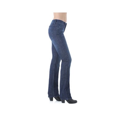 Wrangler Women's Classic Mid-Rise Straight Leg Jean