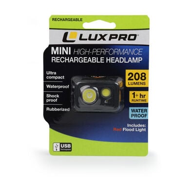 Luxpro Micro Rechargeable Headlamp