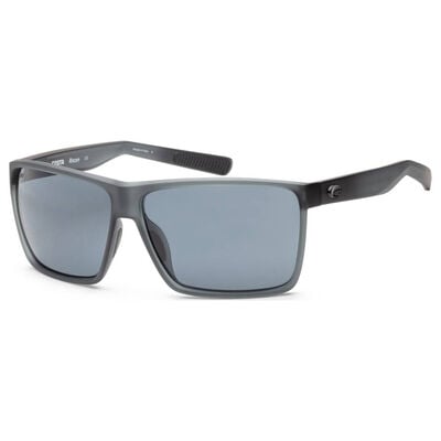 Costa Men's Rincon Polarized Rectangular Sunglasses