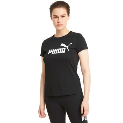 Puma Women's Essential Logo Short Sleeve Tee