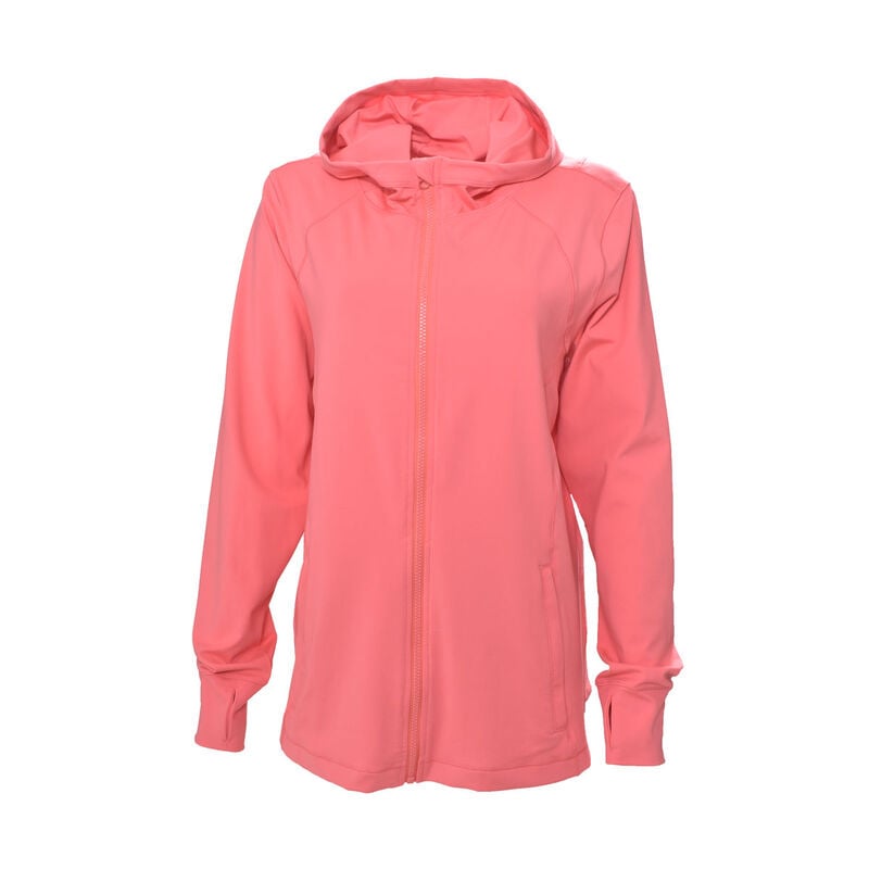 Yogalux Women's Full Zip Plus Sized Hooded Jacket image number 0