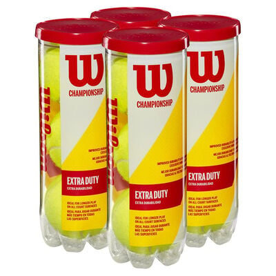Wilson Championship Extra Duty Tennis Ball (4 Can Pack)