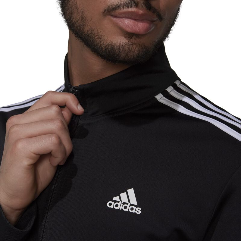 adidas Men's Essentials Warm-Up 3-Stripes Track Jacket image number 4