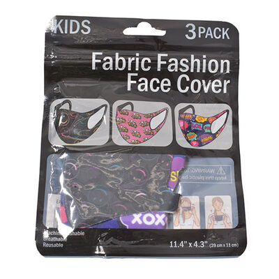Girls' Fun Face Masks - 3-Pack