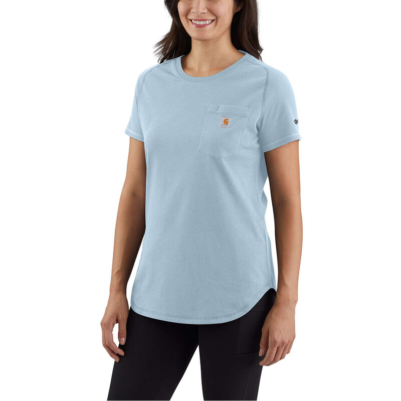 Carhartt Women's Force Relaxed Fit Midweight Pocket T-Shirt image number 0