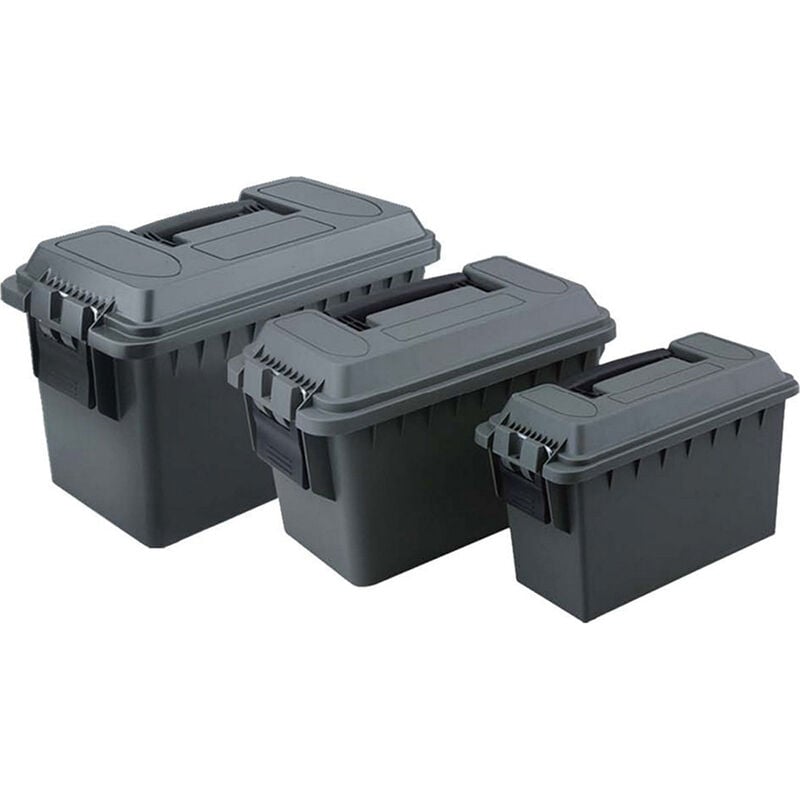 Mossy Oak Outfi 3 Pack Plastic Ammo Cans image number 0