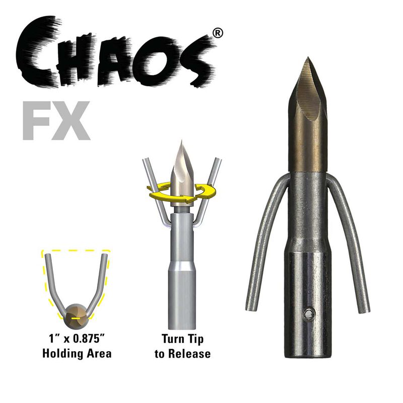 Ams Fiberglass Bowfishing Arrow With Chaos FX Point image number 1