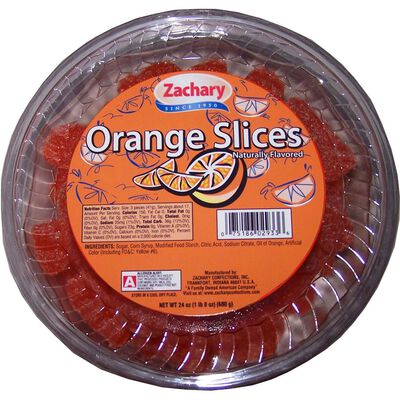 Zachary Confect Orange Slices 24oz