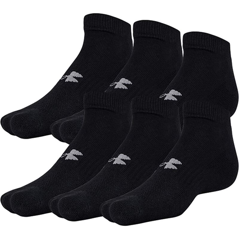 Under Armour Unisex Training Cotton Low Cut 6-Pack Socks image number 0