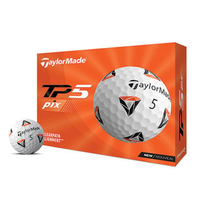 Taylormade TP5 Pix Ricki 12 Pack Golf Balls