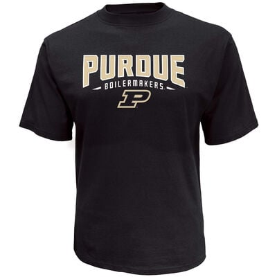 Knights Apparel Men's Short Sleeve Purdue Classic Arch Tee