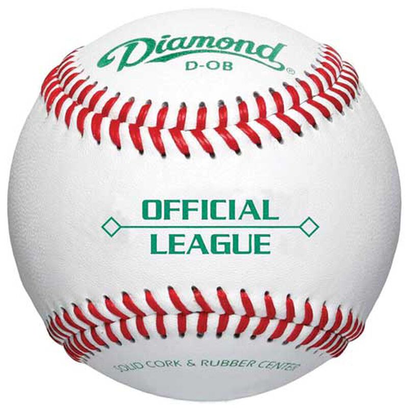 Diamond Sports 24pk D-OB Leather Baseballs and Bucket Combo image number 1