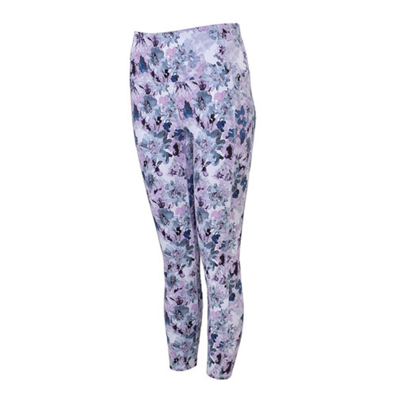 Rbx Women's Peached Floral Print 7/8 Leggings image number 0