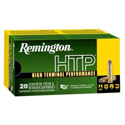 Remington HTP .38 Special 110GR SJHP Ammunition