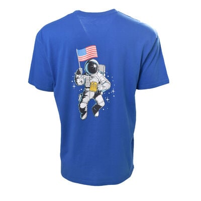 Staghorn River Men's Astronaut Americana Short Sleeve Tee