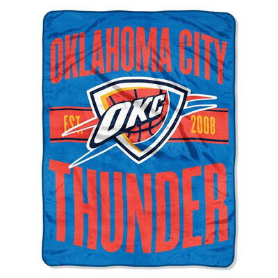 Northwest Co Oklahoma City Thunder Micro Raschel Throw Blanket