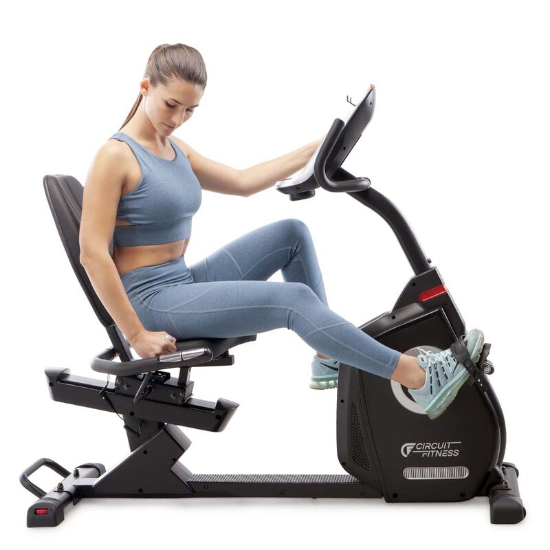 Circuit Fitness Magnetic Recumbent Exercise Bike image number 16