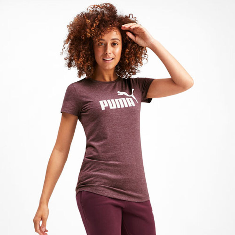 Puma Women's Essentials + Heather Tee image number 0
