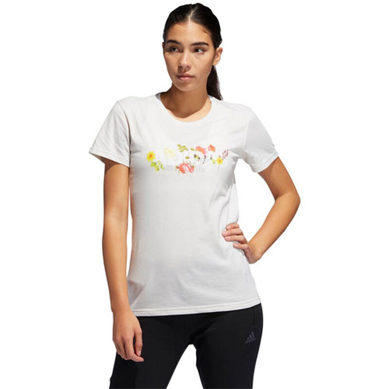 adidas Women's Floral Tee image number 0