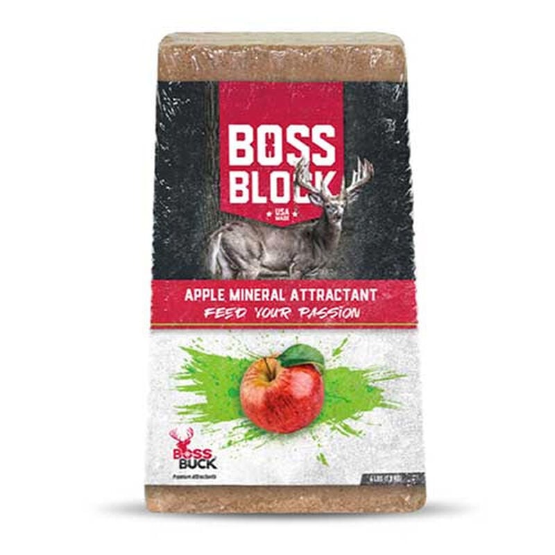 Boss Buck Block Apple Mineral Attractant, 4lb. image number 0