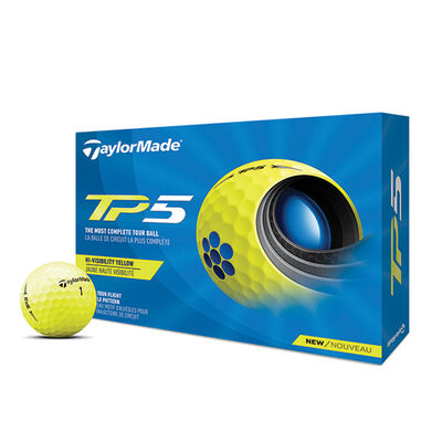 Taylormade TP5 Yellow 12 Pack Golf Balls