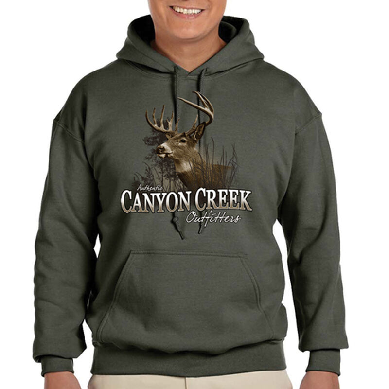Canyon Creek Men's Canyon Creek Whitetail Deer Hoodie, , large image number 0