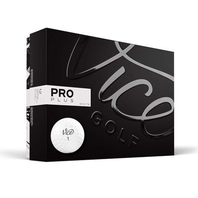 Vice Golf Pro Plus Vice White 12 Pack Golf Balls