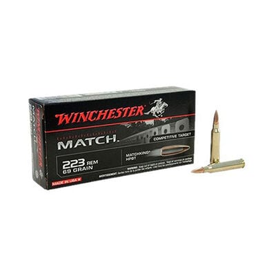 Winchester 223 Remington Match HPBT 69 Grain Rounds