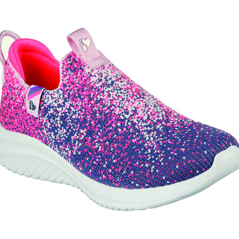 Skechers Girls' Ultra Flex 3.0 Splendid Spots Shoes image number 2
