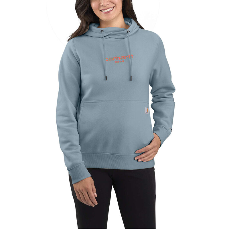 Carhartt Women's Force Relaxed Fit Lightweight Graphic Hooded Sweatshirt image number 0