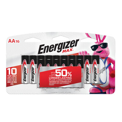 Energizer Max AA Batteries 16-Pack