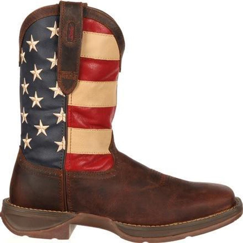 Durango Men's Rebel Patriotic Pull-On Western Flag Boots image number 0