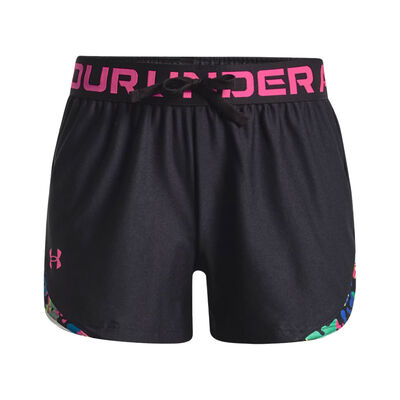 Under Armour Girls' Play Up Tri-Color Shorts